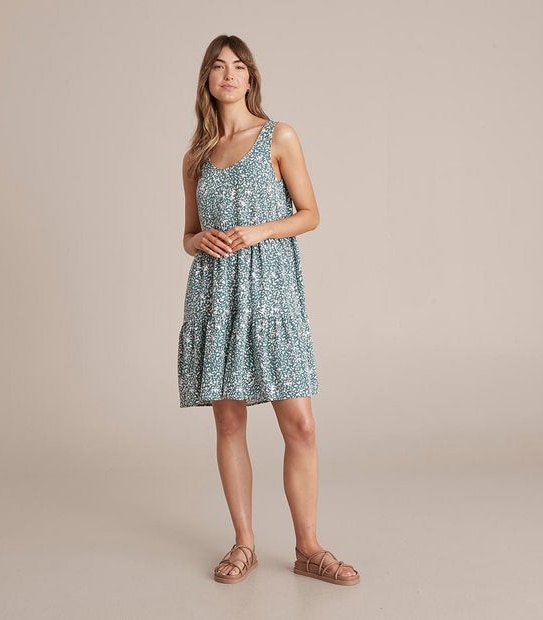 Tiered Mini Dress