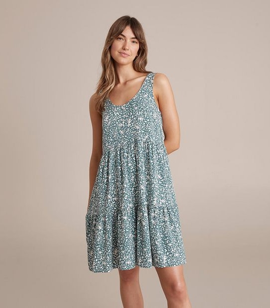 Tiered Mini Dress
