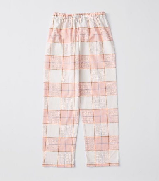 Kids Organic Cotton Check Flannelette Pyjama Set