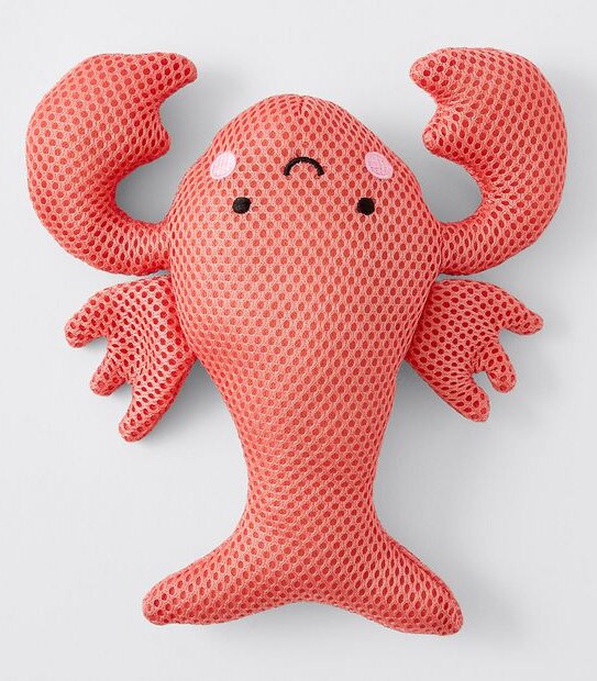 Patch & Socks Plush Lobster Dog Toy