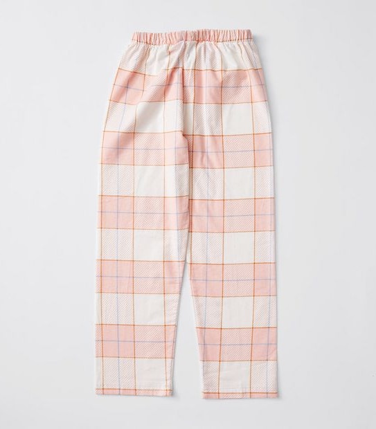 Kids Organic Cotton Check Flannelette Pyjama Set