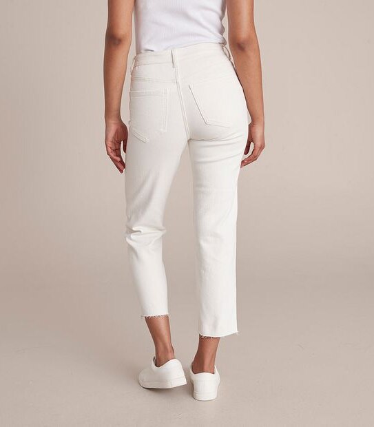 Alexa Straight High Rise Cropped Length Jeans 