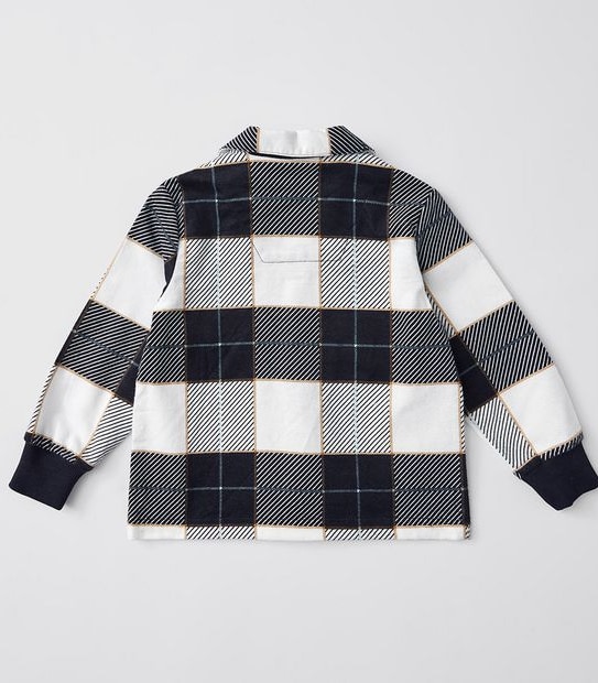 Kids Organic Cotton Check Flannelette Pyjama Set