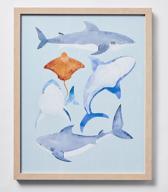 Ocean Depths Framed Print