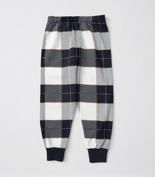 Kids Organic Cotton Check Flannelette Pyjama Set