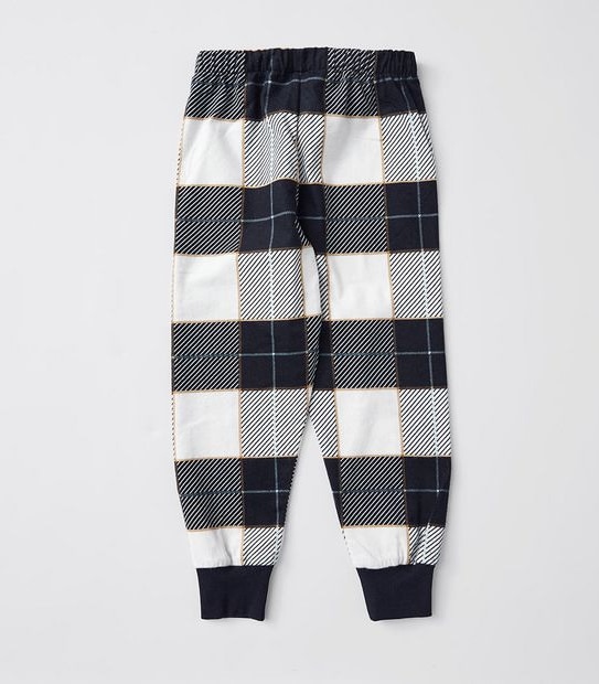Kids Organic Cotton Check Flannelette Pyjama Set