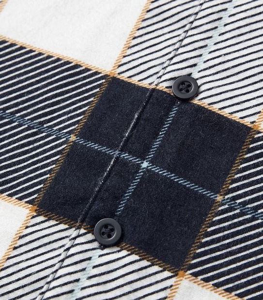 Kids Organic Cotton Check Flannelette Pyjama Set