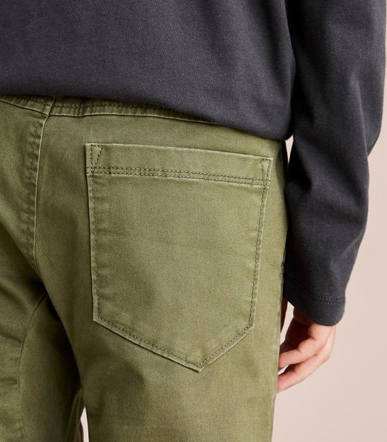 Pull On Cuffed Chino Pants