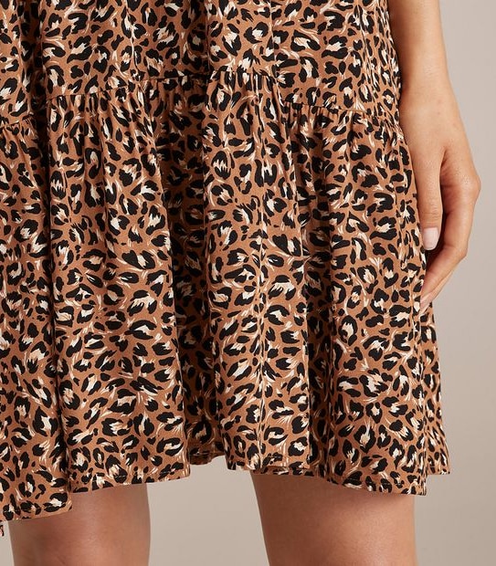 Sleeveless Tiered Mini Dress