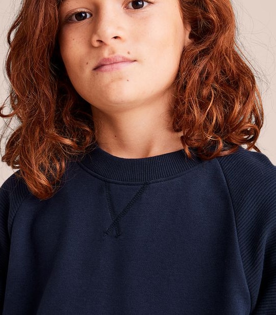 Ribbed Sleeve Jumper
