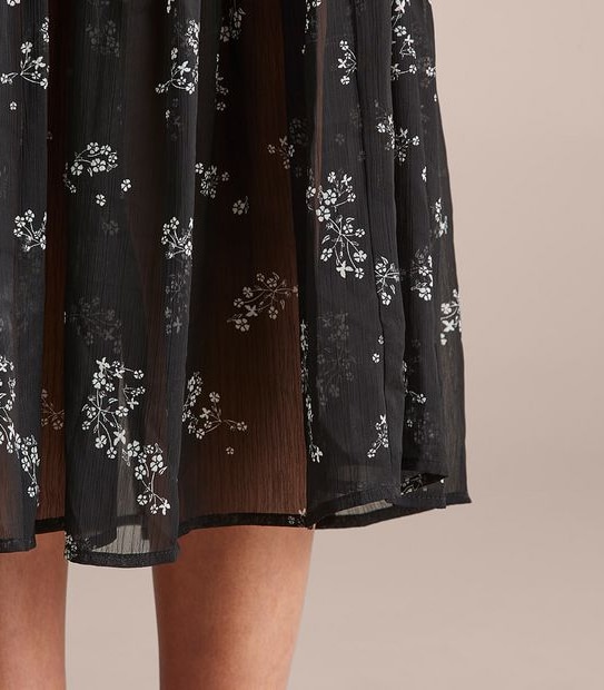 Preview Ruffle Shoulder Midi Dress