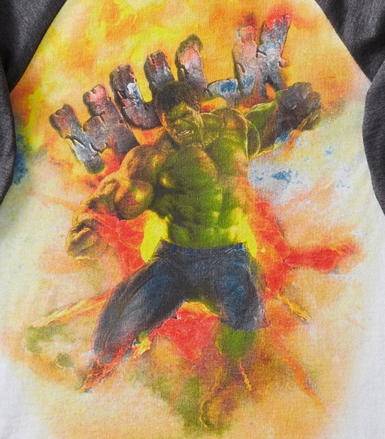 Boys' Marvel Avengers Incredible Hulk Long Sleeve Top