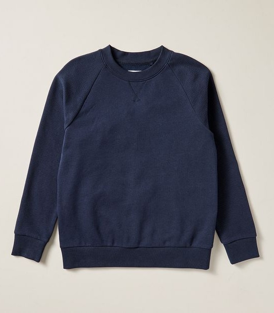 Ribbed Sleeve Jumper
