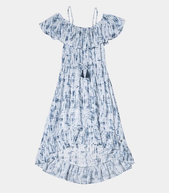 Piping Hot Cold Shoulder Dress