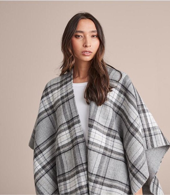 Wrap - Check Grey