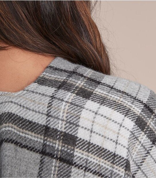 Wrap - Check Grey