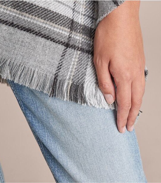 Wrap - Check Grey