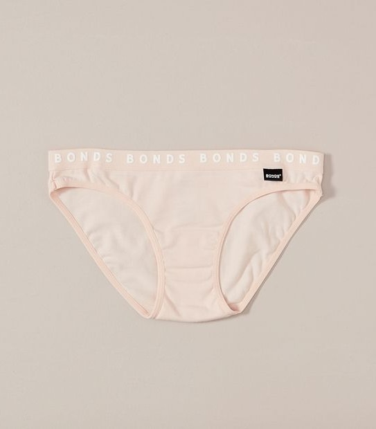 Bonds Hipster Bikini Briefs 3 Pack - White/Tea/Party/Grey