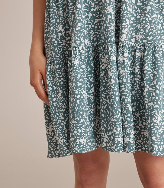 Tiered Mini Dress