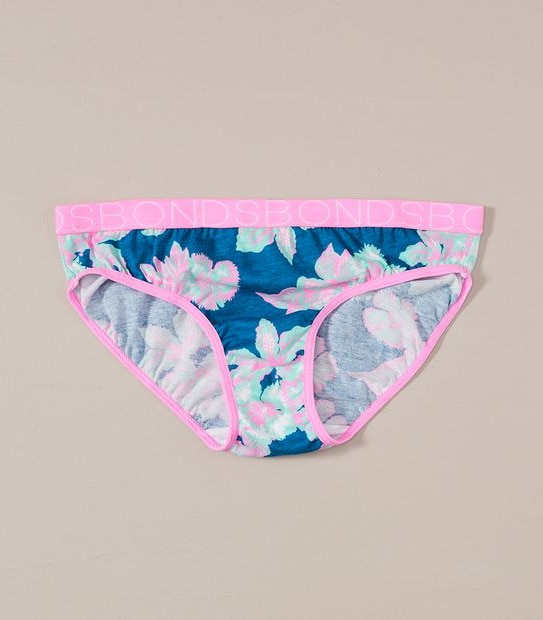 Bonds Girls' Hipster Bikini Briefs 2-Pack - Pink Zebra Print/Lilac