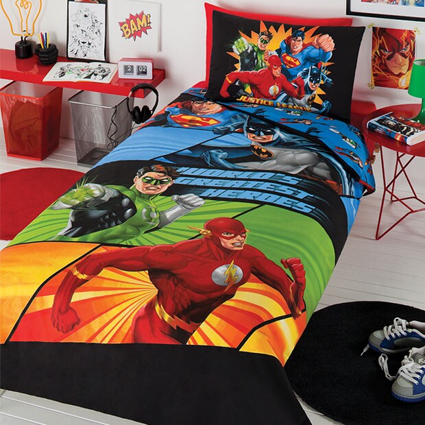 Justice League Awesome Four Quilt Cover Set  Target Australia