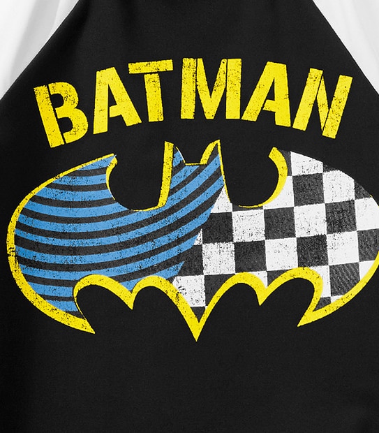 Batman Logo Print Rash Vest