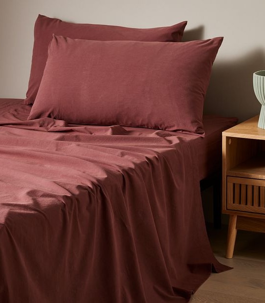 Arlo Stonewash Sheet Set - Queen Bed