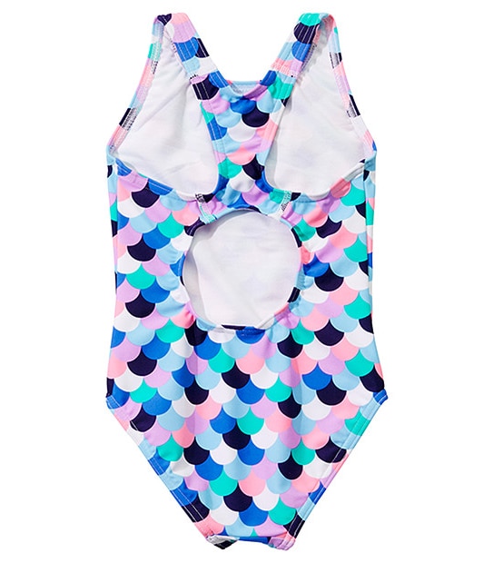 Girls' One Piece Fish Scale Bathers