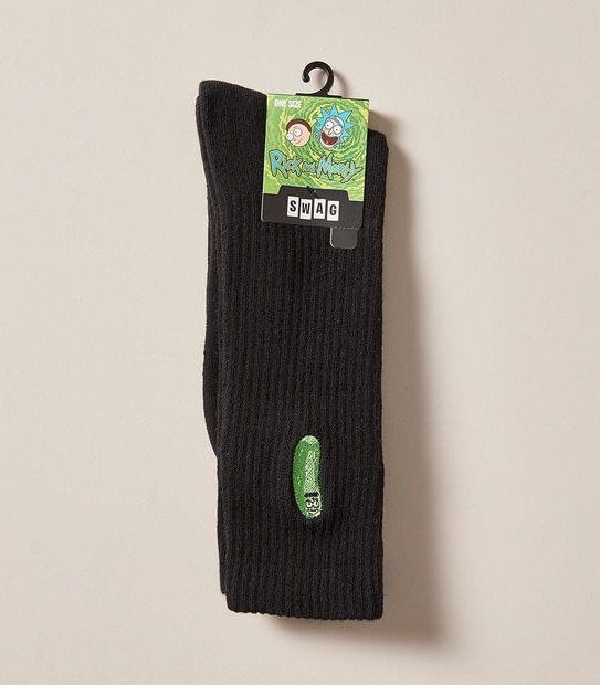 Swag Licensed Crew Socks Rick and Morty&trade; Pickle Rick