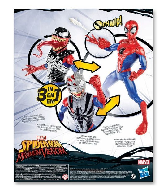 Marvel Spiderman Maximum Venom - Venom Gear 12" Action Figure