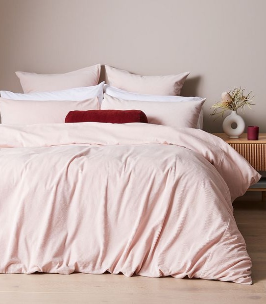 Raine Velvet Cord Quilt Cover Set Target Australia