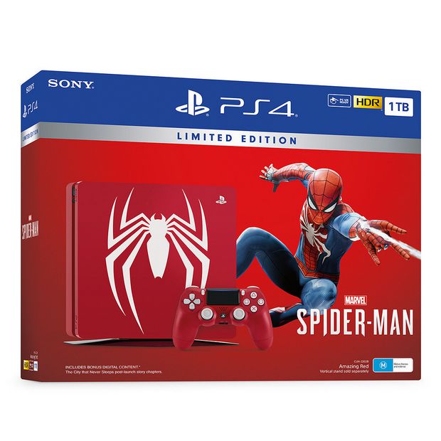 PlayStation 4 1TB Marvel s Spider Man Limited Edition Console Bundle Target Australia
