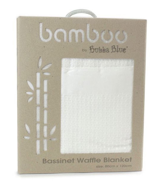Bubba Blue Bamboo Bassinet Waffle Blanket
