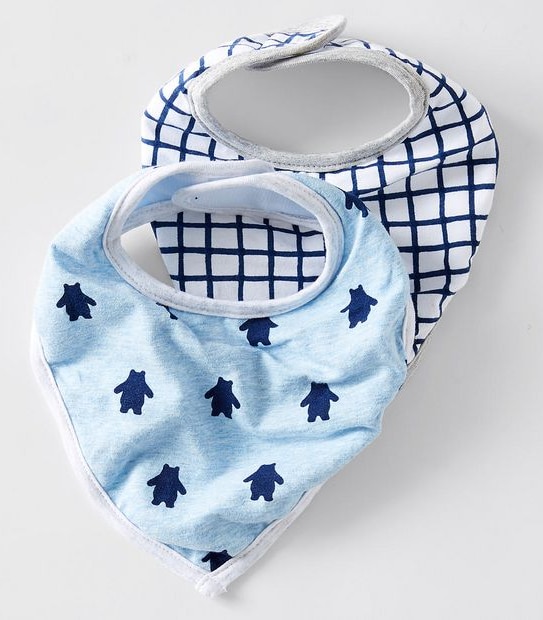 2 Pack Bandana Bibs
