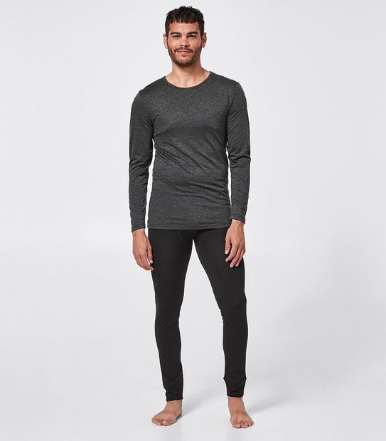 Maxx Heat Innovation Thermal Long Sleeve Top - Charcoal