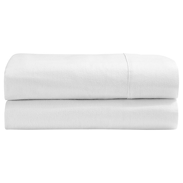 Flannelette Sheet Set White Target Australia