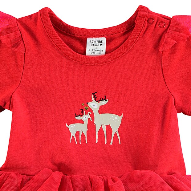 Girls' Deer Print Tutu Bodysuit Target Australia