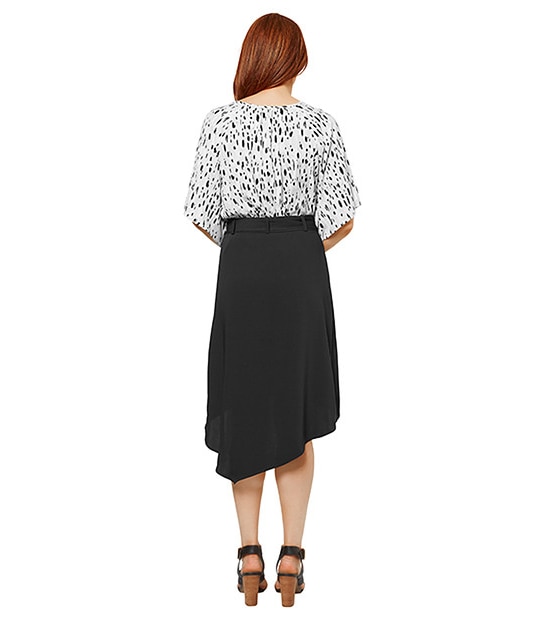 Asymmetrical Skirt - Black 2 of 5