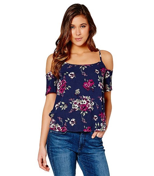 Lily Loves Cold Shoulder Top