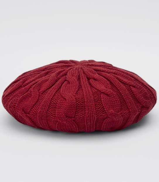Helena Cable Knit Beret