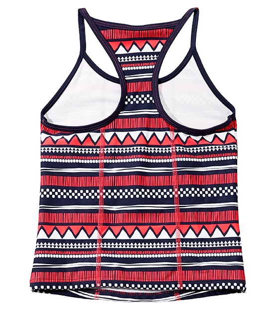 Girls' Print  Racer Back Tankini 3 of 5