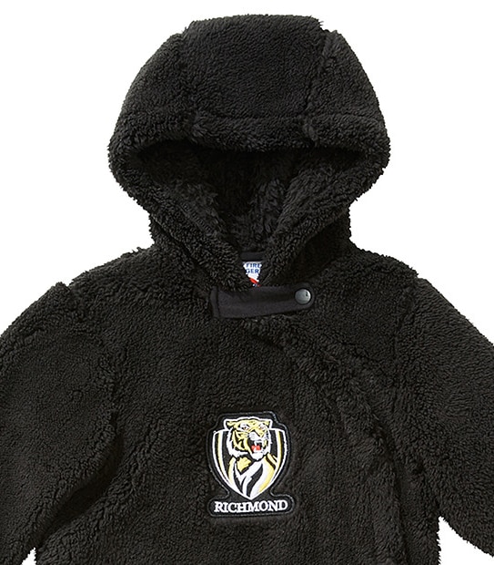 AFL Richmond Tigers Coral Fleece Coverall 3 of 3