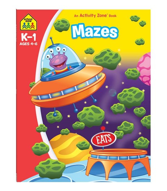 Mazes Activity Zone Book