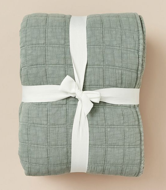 Ambrose Stonewash Coverlet Set - Queen Bed