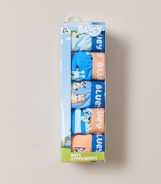 5 Pack Bluey Briefs