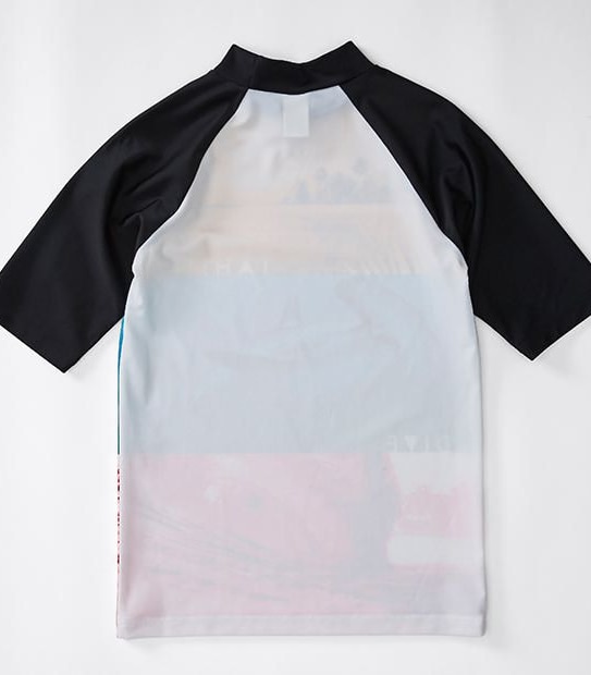 Short Sleeve Tahiti Dive Surf Rash Vest 2 of 3