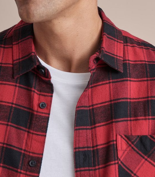 Long Sleeve Flannelette Shirt