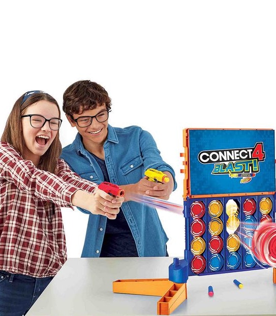 Connect 4 Blast! Game - Powered by NERF