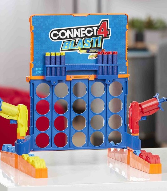 Connect 4 Blast! Game - Powered by NERF
