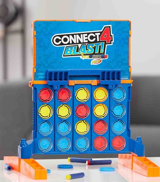 Connect 4 Blast! Game - Powered by NERF